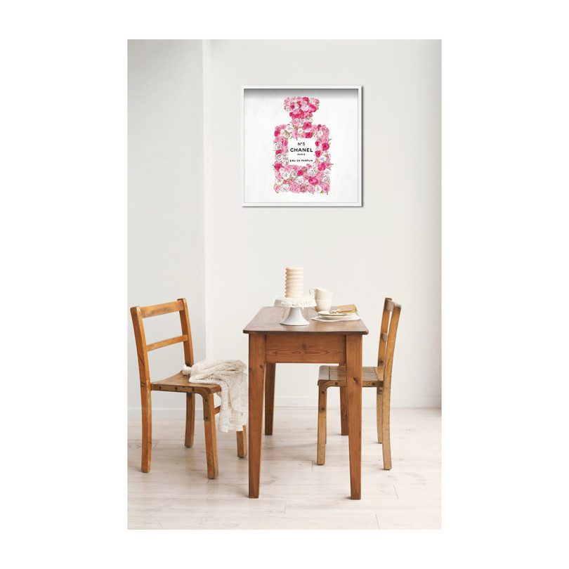 No. 5 Rose Print, Framed No. 5 Rose Print, Framed