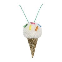 Ice Cream Pompom Necklace