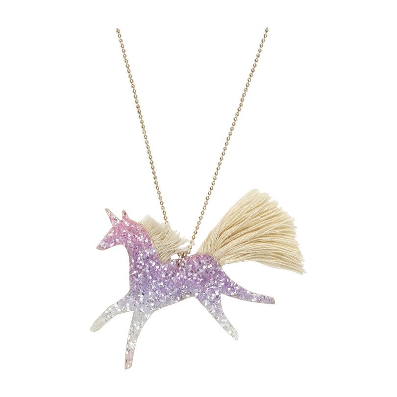 Unicorn Glittered Necklace Unicorn Glittered Necklace