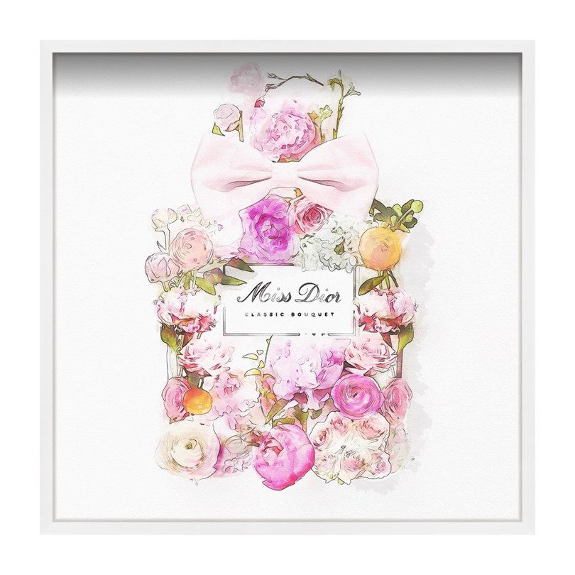 Parfum Bouquet Print, Framed Parfum Bouquet Print, Framed