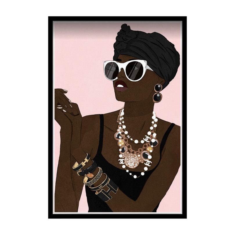 Layered Luxe Print, Framed Layered Luxe Print, Framed