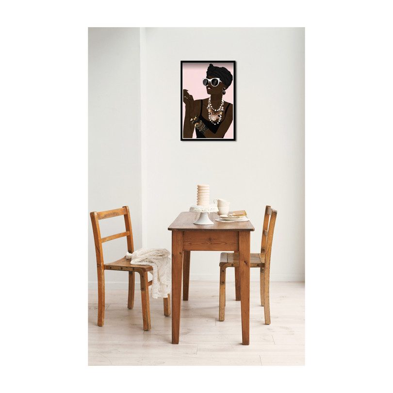 Layered Luxe Print, Framed Layered Luxe Print, Framed