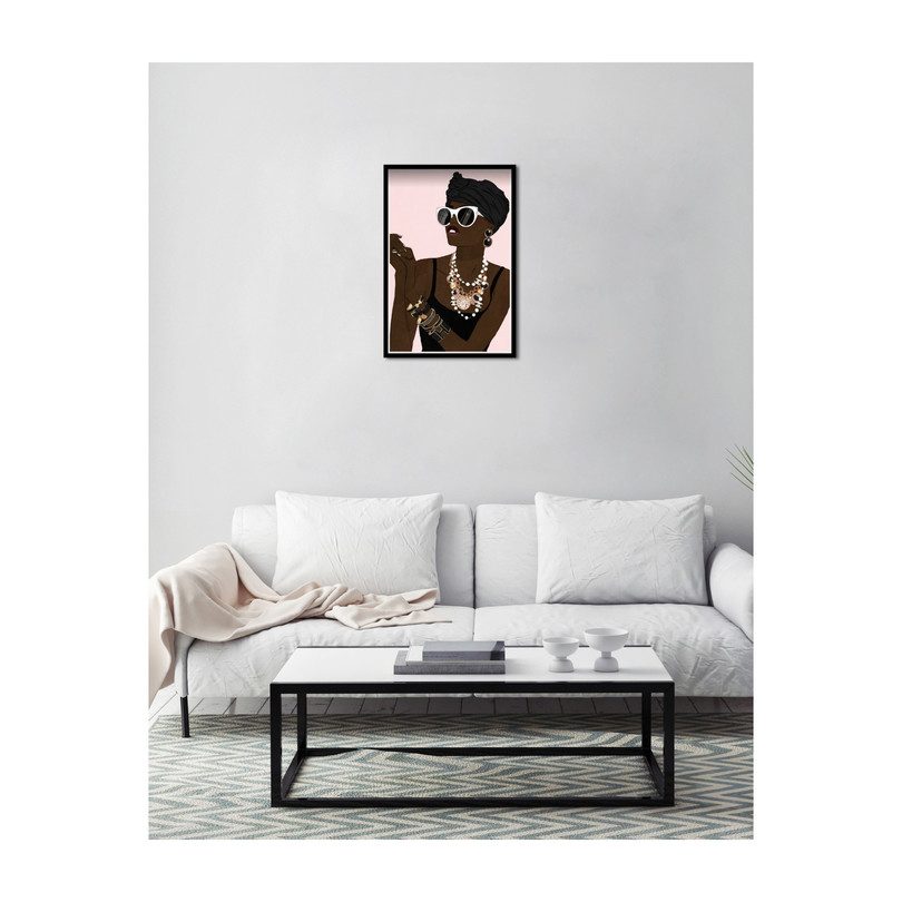 Layered Luxe Print, Framed Layered Luxe Print, Framed