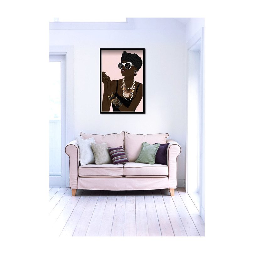 Layered Luxe Print, Framed Layered Luxe Print, Framed