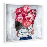 Flower Delivery Girl, Framed