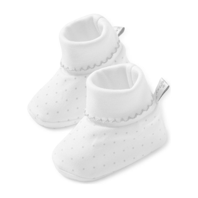 New Dots Booties, White/Grey New Dots Booties, White/Grey