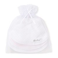 3pc Dotted Bib Set, Pink