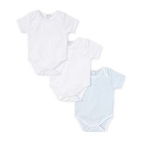 3pc Dotted Onesie Set, Blue