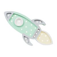 Space Rocket Lamp, Mint