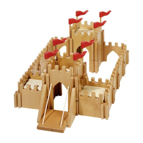 Wooden Medieval Castle - Dolls & Doll Accessories - Maisonette