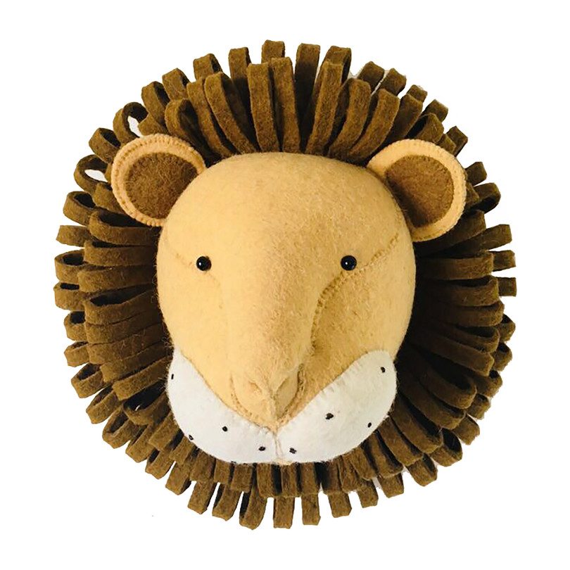 plush lion head