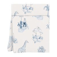 Skirted Storage Bench, Malin Toile Blue