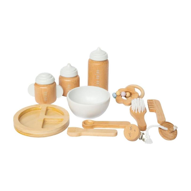 Iconic Wooden Doll Accessories Set Dolls & Doll Accessories