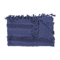 Air Knitted Blanket, Alaska Blue