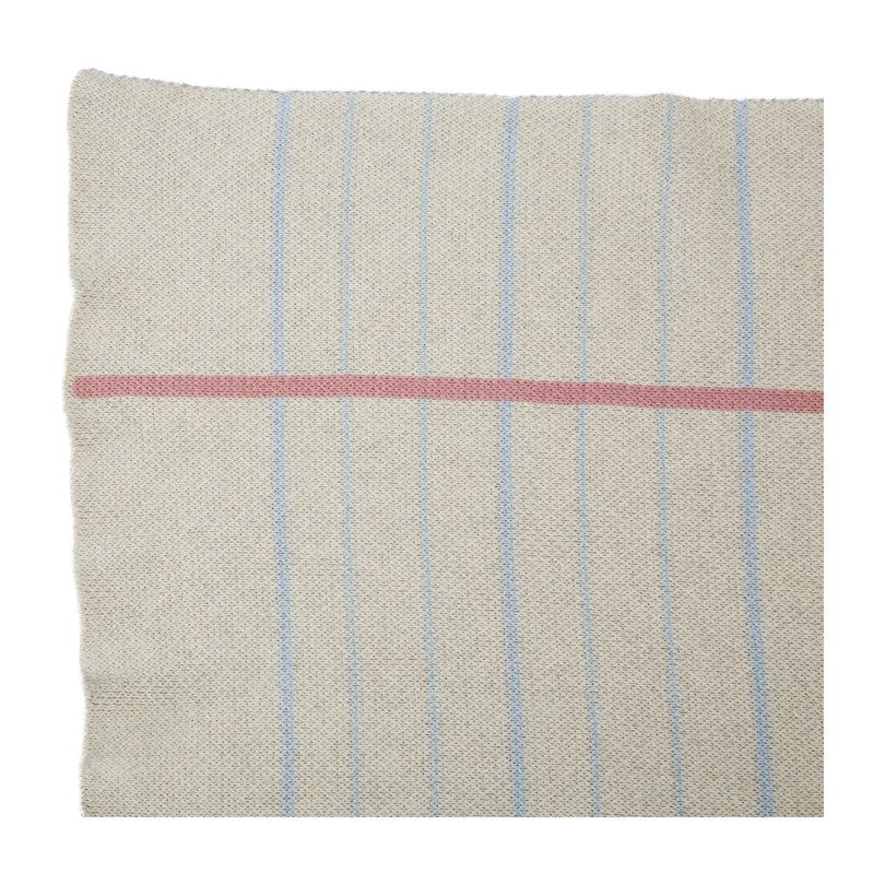 Notebook Knitted Baby Blanket, Natural Notebook Knitted Baby Blanket, Natural