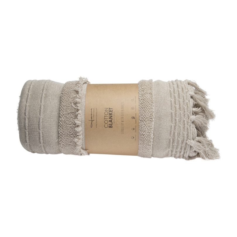 Air Knitted Blanket, Dune Air Knitted Blanket, Dune