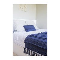 Air Knitted Blanket, Alaska Blue