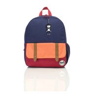 Junior Backpack, Navy Colorblock