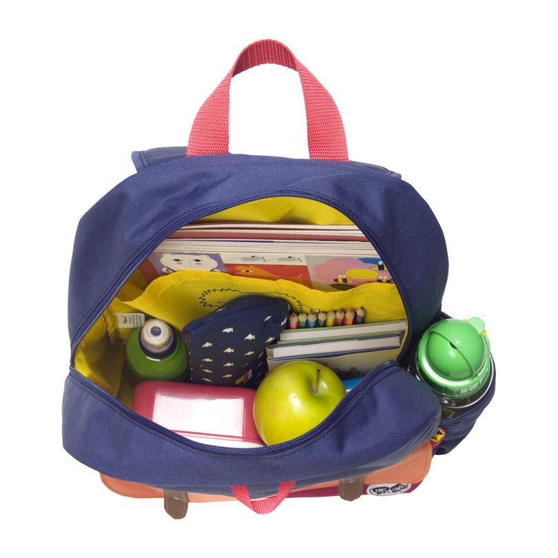 Junior Backpack, Navy Colorblock Junior Backpack, Navy Colorblock
