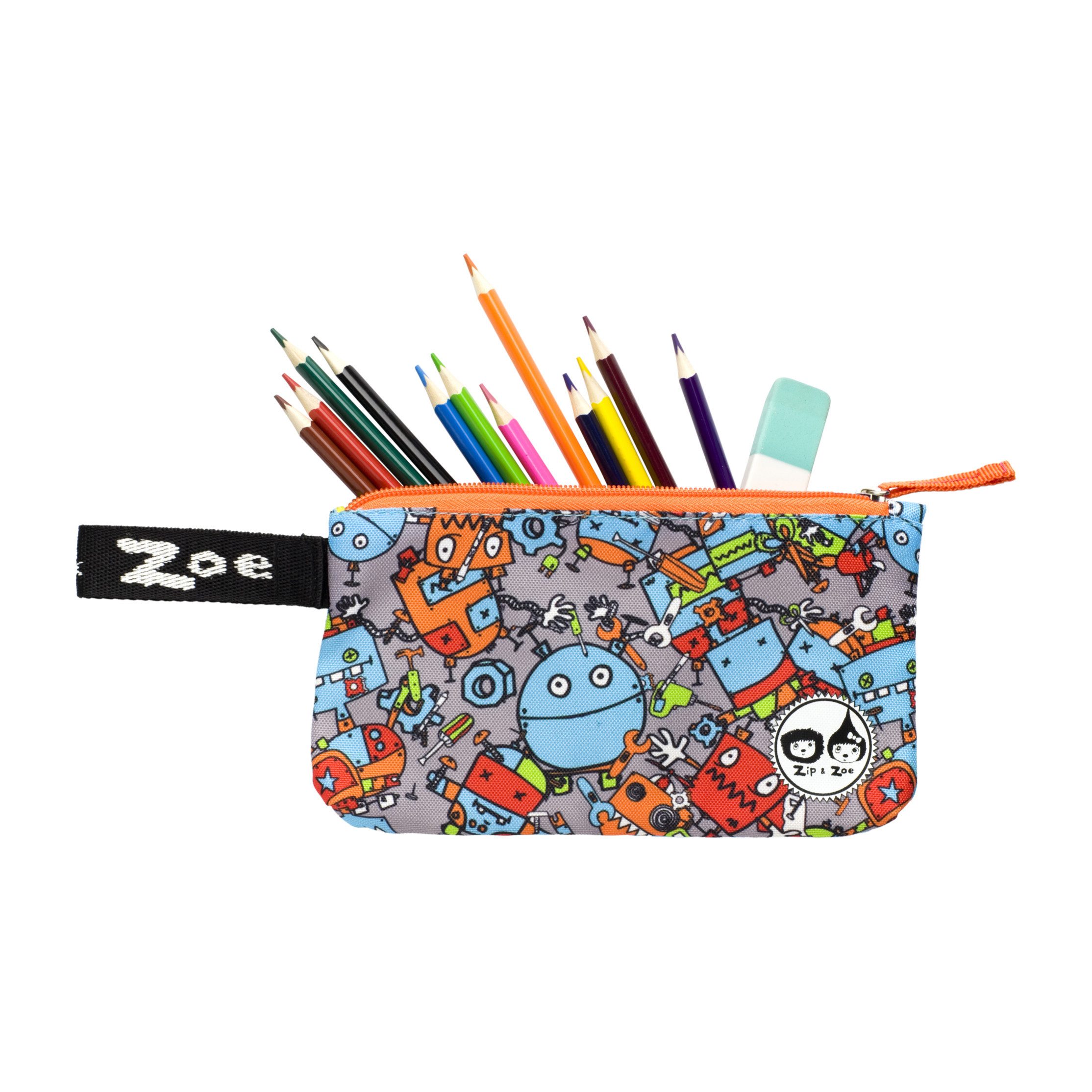Pencil Case, Robot Blue Desk & Stationery