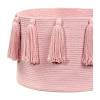 Tassels Basket, Pink
