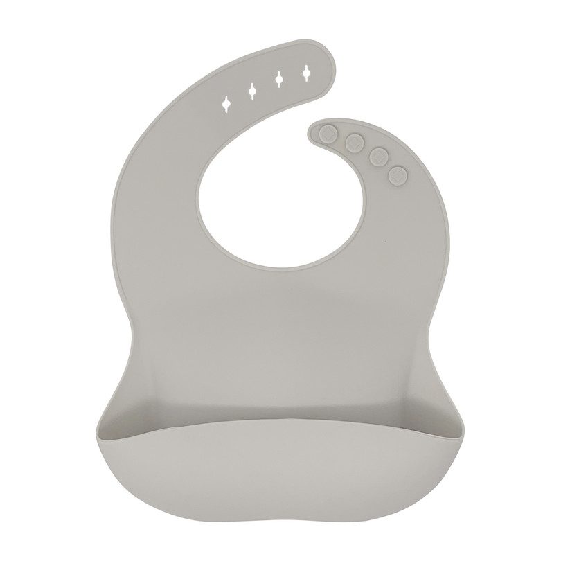 Modern Silicone Bib, Biscuit Modern Silicone Bib, Biscuit