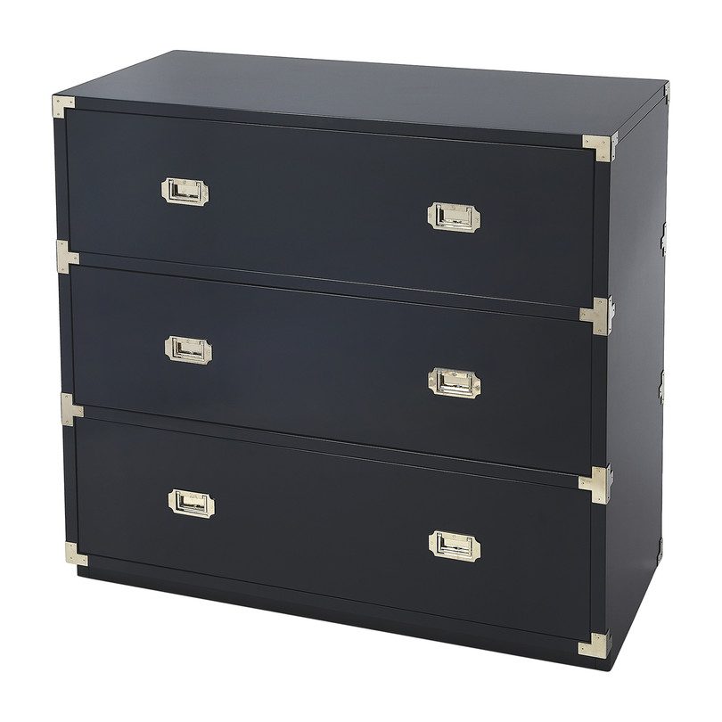 Anew 3 Drawer Campaign Dresser Blue Dressers Changing Tables