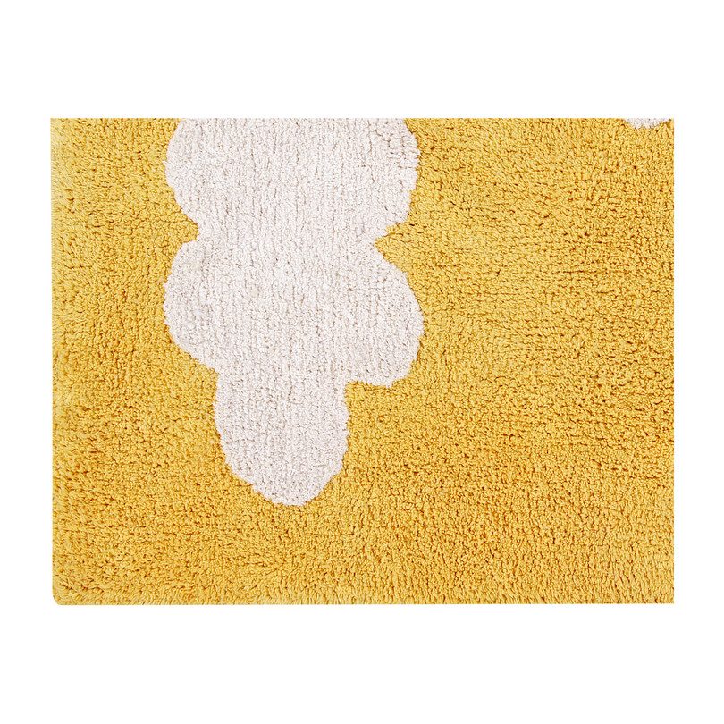 Clouds Washable Rug, Mustard Rugs