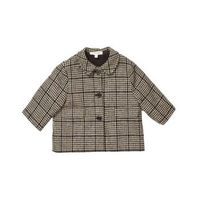Newcastle Baby Coat, Black Hounstooth