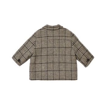 Newcastle Baby Coat, Black Hounstooth Newcastle Baby Coat, Black Hounstooth