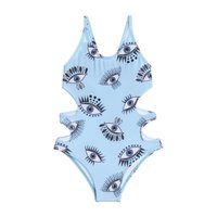 Curves Ahead One Piece, Light Blue