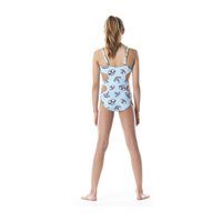 Curves Ahead One Piece, Light Blue
