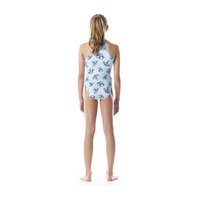 The X Cutout One Piece, Light Blue