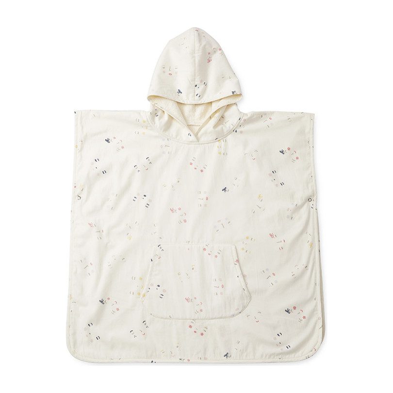 PeekABoo Hooded Towel Poncho, Pink Towels
