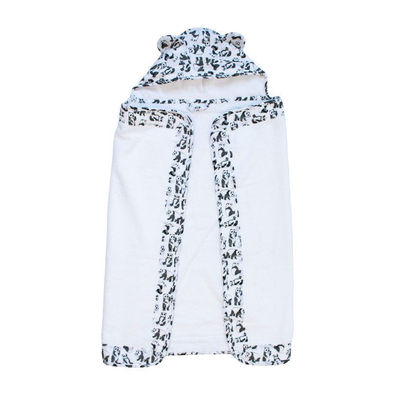 Baby Hooded Towel, Pandas Baby Hooded Towel, Pandas