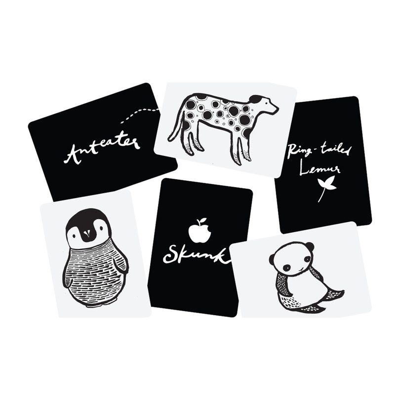 Black and White Art Cards for Baby Infant Development