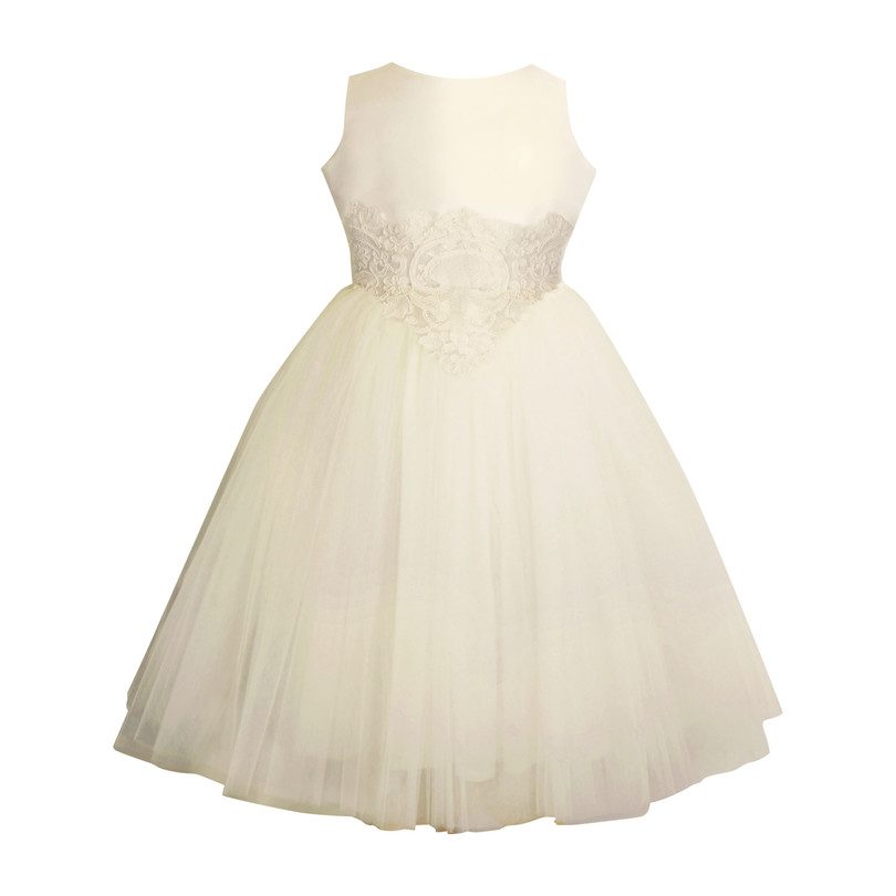 Enchanting Tulle Skirt Dress, Ivory - Dresses - Maisonette