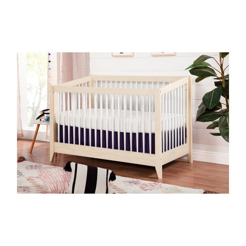 Sprout 4in1 Convertible Crib with Toddler Bed Conversion Kit, Natural