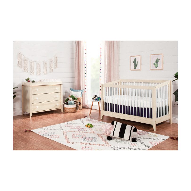 Sprout 4in1 Convertible Crib with Toddler Bed Conversion Kit, Natural