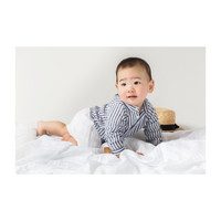 Harbor Island Stripe Shirt and White Linen Short Gift Set