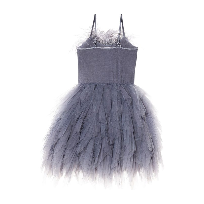 coast holly feather cocktail dress