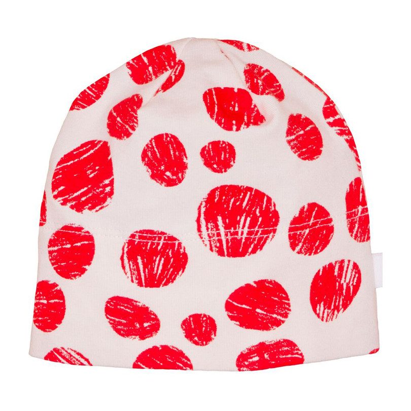 Baby Beanie, Red Dots Baby Beanie, Red Dots