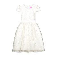 Sienna White Tulle Star Girls Party Dress