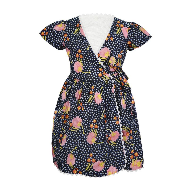 Charlotte Wrap Dress, Floral Print Charlotte Wrap Dress, Floral Print