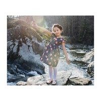 Charlotte Wrap Dress, Floral Print