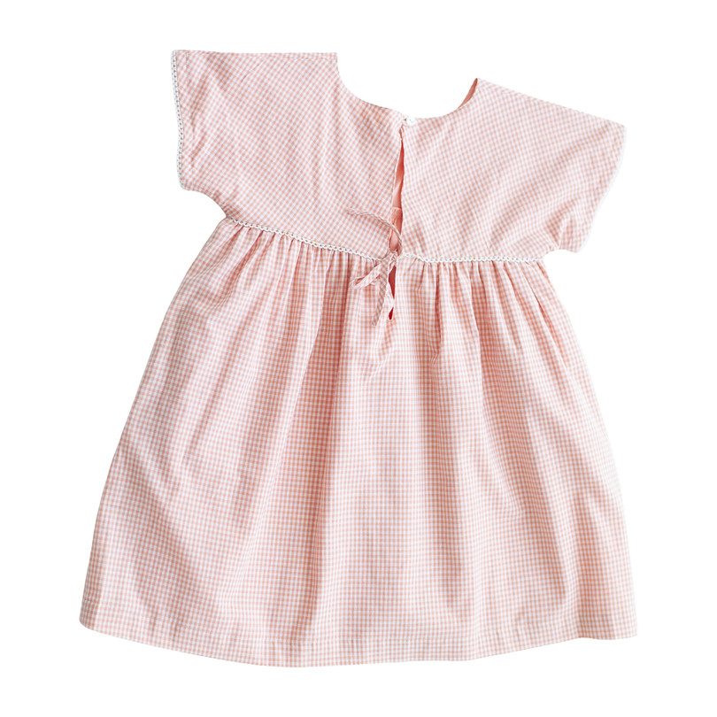 Peach Gingham Gooseberry Dress Dresses