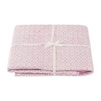 Posie Crib Fitted Sheet, Light Plum