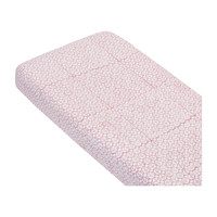 Posie Crib Fitted Sheet, Light Plum