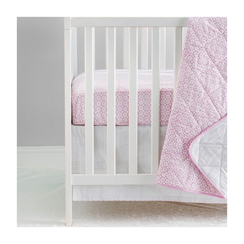 Posie Baby Quilt, Light Plum Posie Baby Quilt, Light Plum