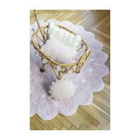 Knitted Biscuit Cushion, Pink